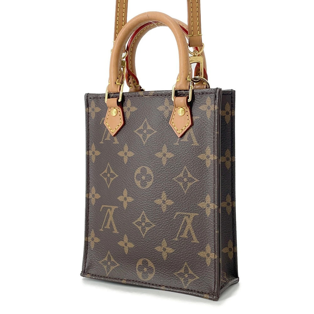 Louis Vuitton Plat Monogram Handbag Sac Shoulder